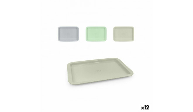 Breakfast tray Quttin Metal 38 x 27 x 2 cm (12 Units)