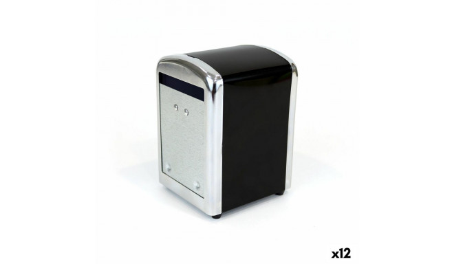 Laua salvrätikuhoidja Quttin Must 10,6 x 9,6 x 13,9 cm Hotellitööstus (12 Ühikut)