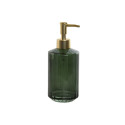 Soap Dispenser Home ESPRIT Green Golden Aluminium Crystal ABS 8 x 8 x 19,5 cm