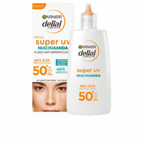 Anti-imperfection näohooldus Garnier Delial Super Uv Spf 50 Spf 50+ 40 ml Niatsiinamiid