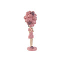 Decorative Figure Home ESPRIT Pink Light mauve chica 11 x 11,7 x 32 cm Decorative Figure Home ESPRIT Pink Light mauve chica 11 x 11,7 x 32 cm
