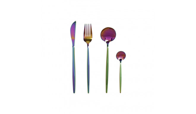 Cutlery Home ESPRIT Stainless steel 3 x 1,5 x 13 cm 16 Pieces