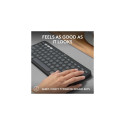 Logitech Pebble Keys 2 K380s Wireless Keyboard, RF Wireless + Bluetooth, US INT, Tonal Graphite