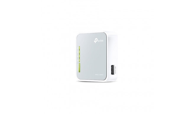 TP-Link TL-MR3020 juhtmevaba ruuter kiire Ethernet ühesageduslik (2.4 GHz) 4G hõbe valge