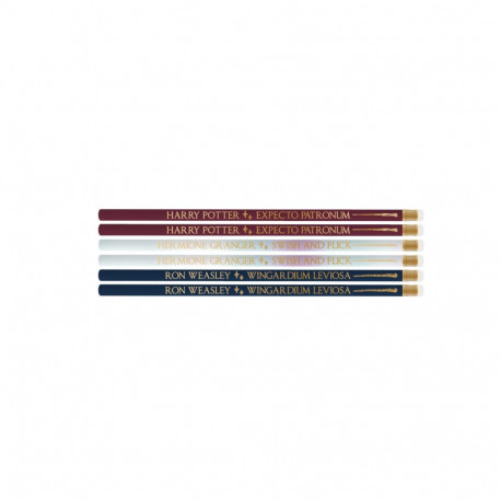 Harry Potter - Zestaw ołówków w pudełku Wands 6 szt.