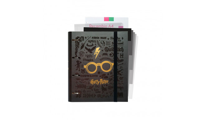 Harry Potter - Segregator A4 z kartkami (4 ringi, gumka)