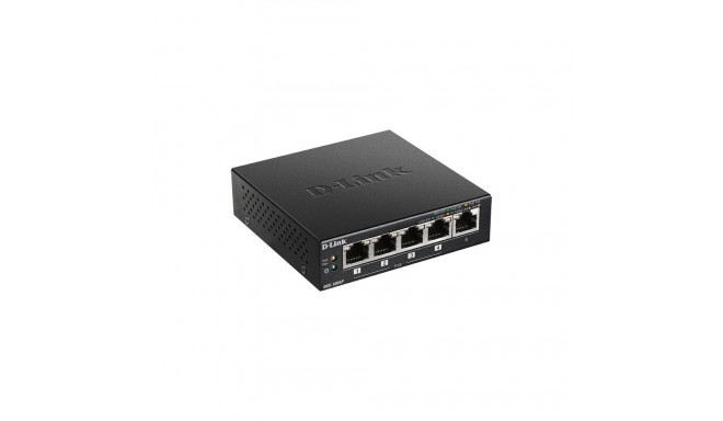 D-Link DGS-1005P/E võrgulüliti haldamata gigabit ethernet (10/100/1000) toitega üle etherneti (PoE) 
