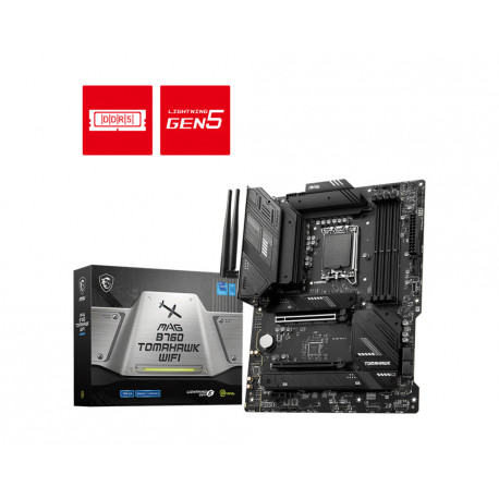 MSI emaplaat MAG B760 TOMAHAWK WIFI Intel LGA 1700 ATX