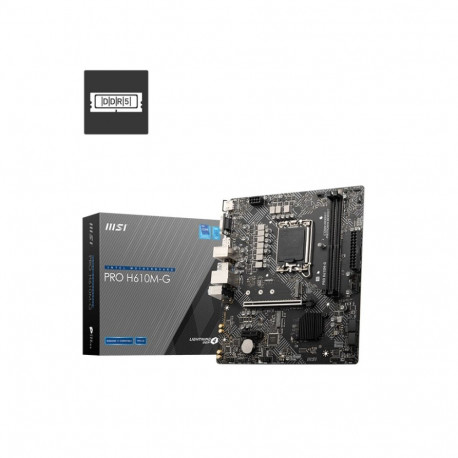 MSI emaplaat Pro H610M-G Intel H610 LGA 1700 micro ATX