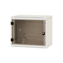 Triton 19" Rack Wall-mount 6U/500 glass door Wall mounted rack Grey