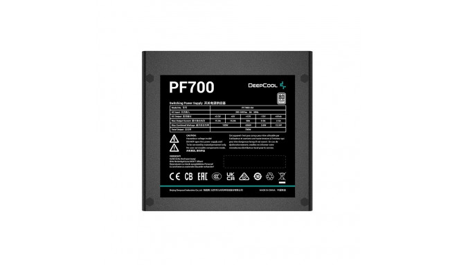 DeepCool PF700 toiteplokk 700 W 20+4 pin ATX must