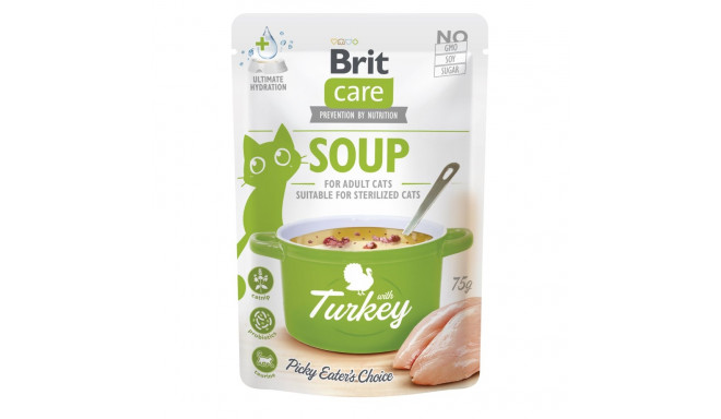 Brit Care Soup with Turkey kalkunisupp kassidele 75g