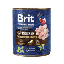 Brit Premium by Nature Chicken with Hearts консервы для собак 800г