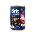 Brit Premium by Nature Turkey with Liver консервы для собак 400г