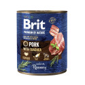 Brit Premium by Nature Pork with Trachea canned food for dogs 800g