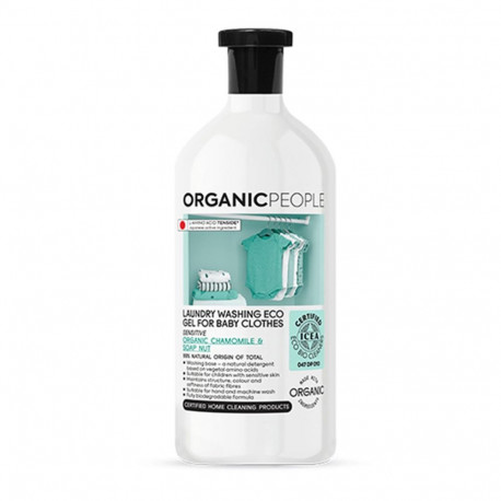 Organic People öko-pesugeel lasteriietele kummeli ja seebiploomiga 200ml