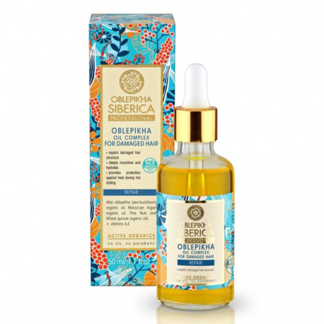 NATURA SIBERICA OBLEPIKHA ACEITE CAPILAR CABELLO DAÑADO 50ML