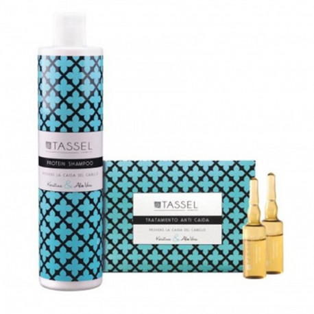 TASSEL ANTI-CAIDA CHAMPU 400ML + TRATAMIENTO 12 AMPOLLAS