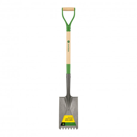 John Deere roofer´s spade with wooden shaft and D-grip handle, 107cm