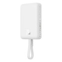 Powerbanka Baseus Magnetic Mini MagSafe 10000mAh 20W s vestavěným Lightning kabelem - bílá + Baseus 
