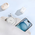 Baseus Free2Draw Mini USB-C - USB-C 100W 1m navíjecí kabel - bílý