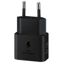 Samsung EP-T2510XBEGEU 25W SFC GaN nástěnná nabíječka s USB-C kabelem - černá