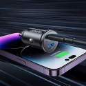 Joyroom JR-CCN06 30W 2x USB-C mini nabíječka do auta kovová - černá