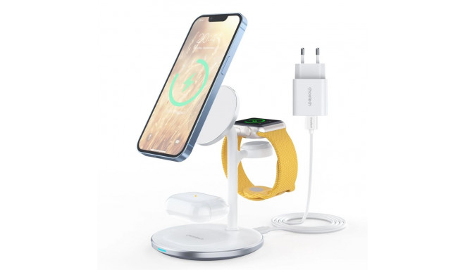 Choetech T585-F 3in1 inductive charging station iPhone 12/13, AirPods Pro, Apple Watch white