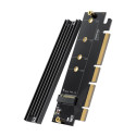 Ugreen adaptér rozšiřující karty PCIe 4.0 x16 na M.2 NVMe M-Key černý (CM465)