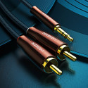 Ugreen kabel audio kabel 3,5 mm mini jack (samec) - 2RCA (samec) 2m měděný (AV170)