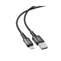 Acefast cable MFI USB - Lightning 1.2m, 2.4A black (C1-02 black)