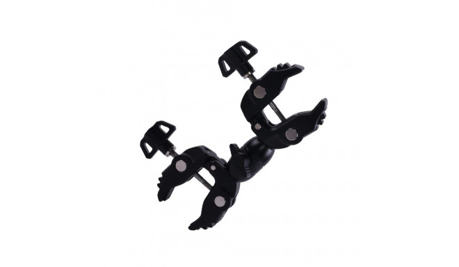 Double-sided clamp holder for the camera - black