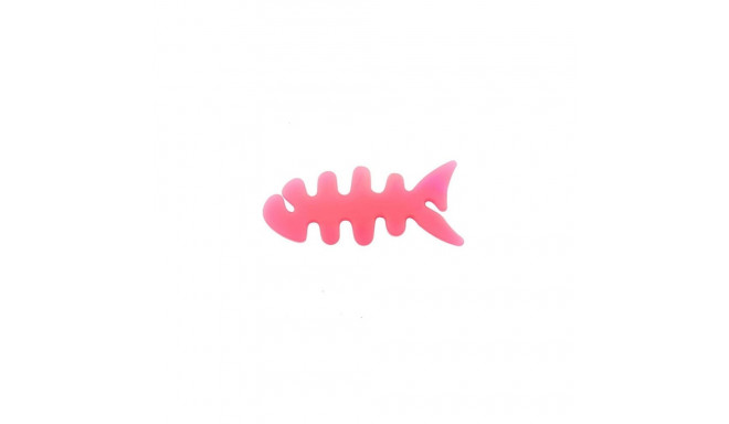 Fish-shaped headphone cable wrap - pink