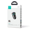 Joyroom JR-CCN04 60W USB-A USB-C mini nabíječka - černá
