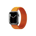 Alpský řemínek s ocelovou přezkou pro Apple Watch 42/44/45/49 mm - oranžový