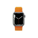 Řemínek s alpskou ocelovou přezkou pro Apple Watch 38/40/41 mm - oranžový
