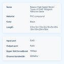 Baseus Speed Seven High Speed Network Cable RJ45 10Gbps 5m Black (WKJS010501)
