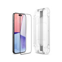 Spigen tempered glass screen protector Glas.tR Ez Fit FC iPhone 15 Pro Max, black 2pcs