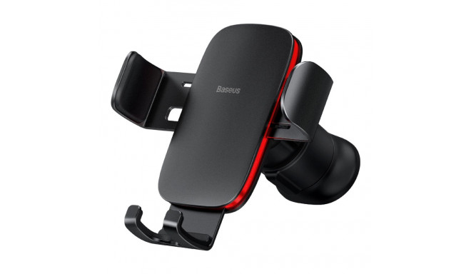 Baseus Metal Age II gravitational car phone holder for ventilation grille black (SUJS000001)