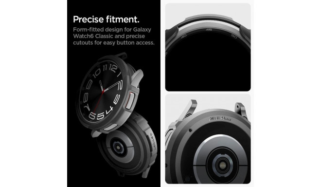 Spigen LIQUID AIR Samsung GALAXY Watch 6 CLASSIC (43 MM) MATTE BLACK