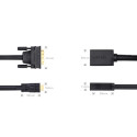 Ugreen kabelový adaptér kabel DVI (samec) - HDMI (samice) 0,15 m černý (20118)