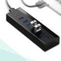 Ugreen multifunkční HUB 7v1 USB-A - 7xUSB-A 5Gb/s černý (US219)