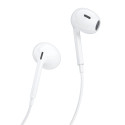 Sluchátka do uší Dudao s USB Type-C konektorem bílá (X14PROT)