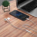 Sluchátka do uší Dudao s USB Type-C konektorem bílá (X14PROT)