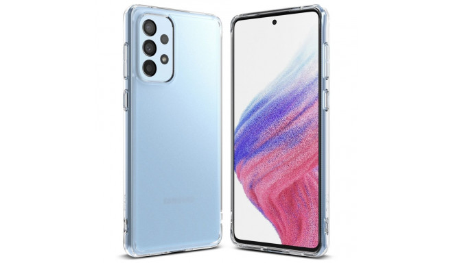 Ringke Fusion Matte tpu case with a translucent Samsung Galaxy A73 gel frame