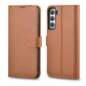 iCarer Haitang Leather Wallet Case Leather Case for Samsung Galaxy S22 + (S22 Plus) Wallet Housing C