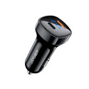 Acefast car charger 66W USB Type C / USB, PPS, Power Delivery, Quick Charge 4.0, AFC, FCP black (B4 