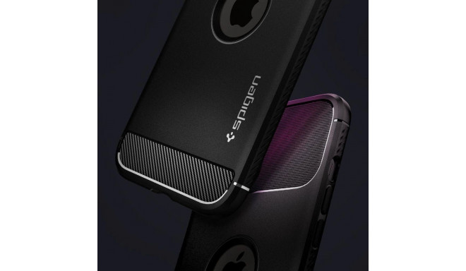 Spigen Rugged Armor Case for iPhone 12 / iPhone 12 Pro - Matte Black