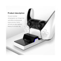 GameBox PS5 Dual Slot Charger Dock Stand for 