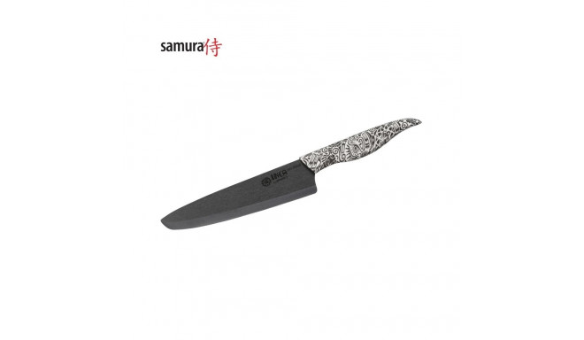 Samura Inca Kitchen knife Chef's 187 mm black zirconia ceramic blade / ABS TPR Handle